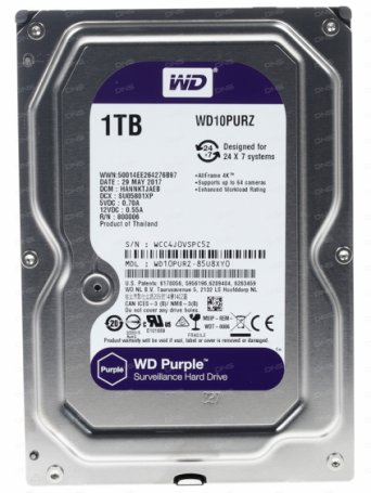 Жесткий диск WD Purple WD10PURZ Жесткий диск WD Purple WD10PURZ