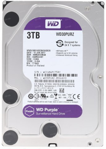 Жесткий диск WD Purple WD30PURZ Жесткий диск WD Purple WD30PURZ