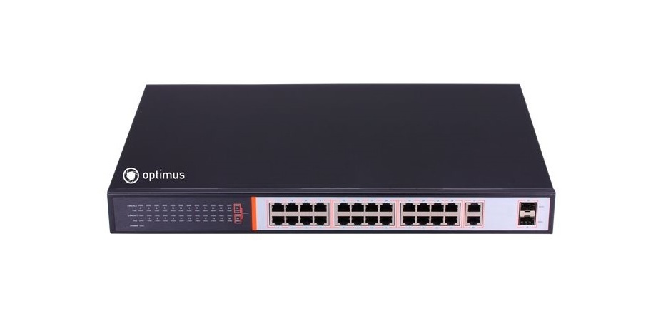 Optimus UMG1-26/24PM Коммутатор PoE Optimus UMG1-26/24PM Коммутатор PoE