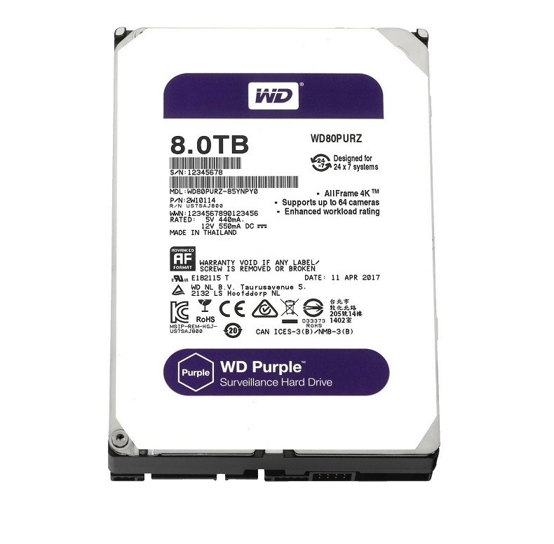 Жесткий диск WD Purple WD80PURZ Жесткий диск WD Purple WD80PURZ