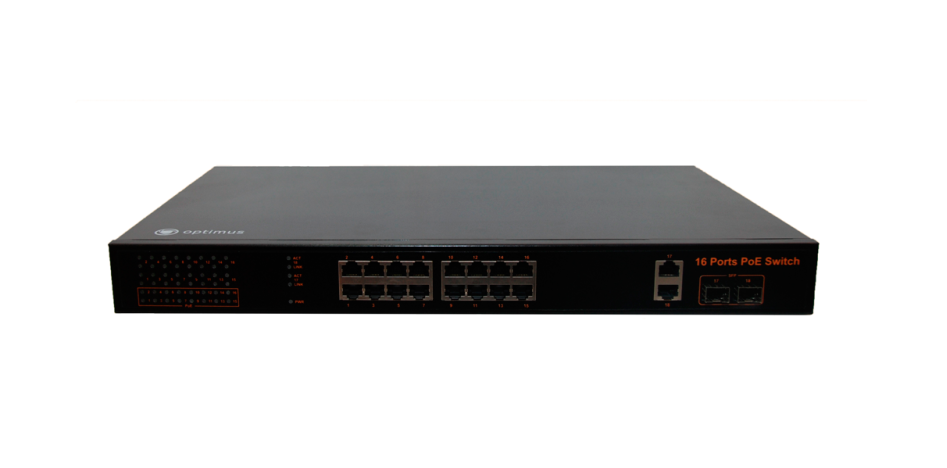 Optimus UMG1-18/16P Коммутатор PoE Optimus UMG1-18/16P Коммутатор PoE